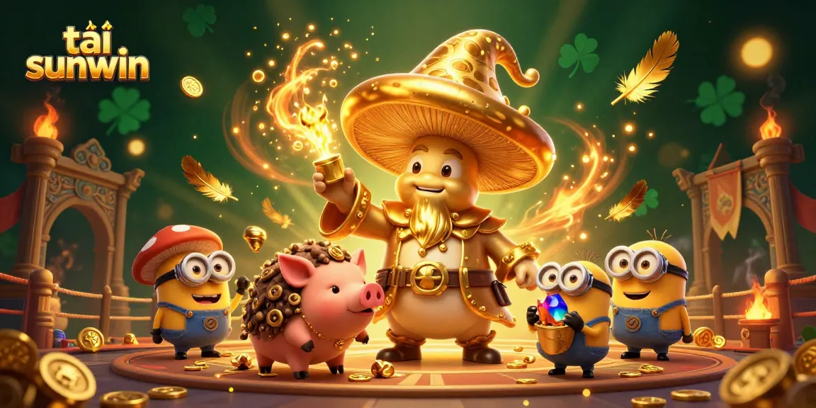 Experience excitement and fortune with tải sunwin as the magical golden wizard leads the treasure hunt.