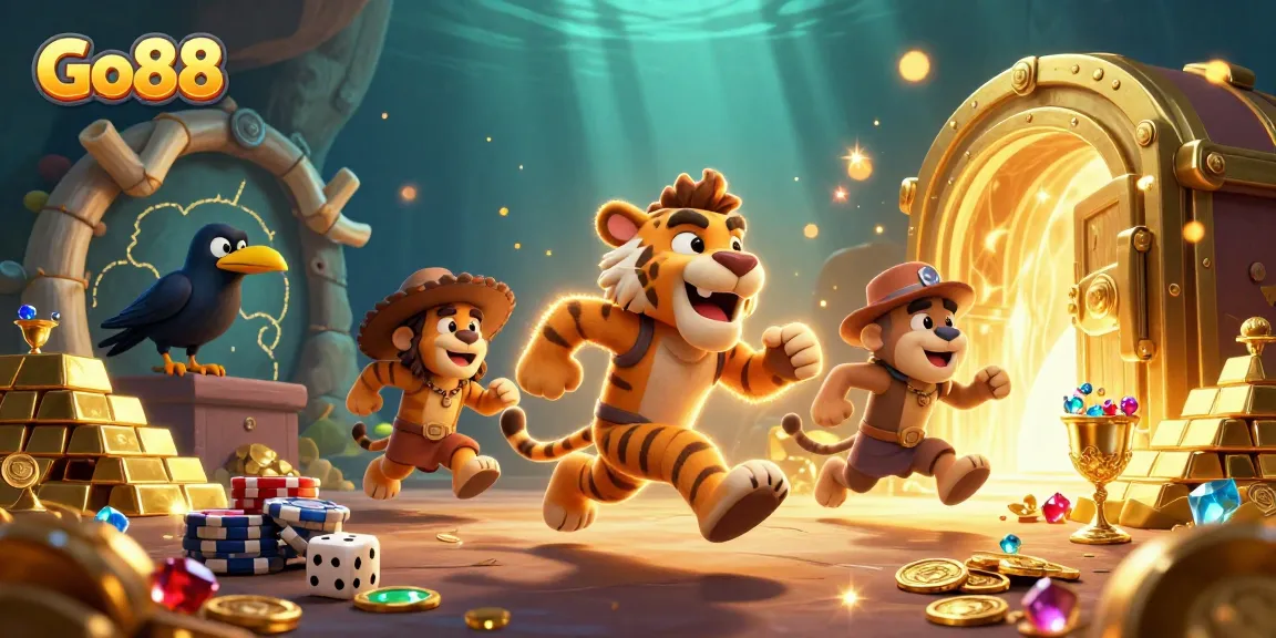Play games at Go88 in a vibrant and exciting prehistoric casino environment.
