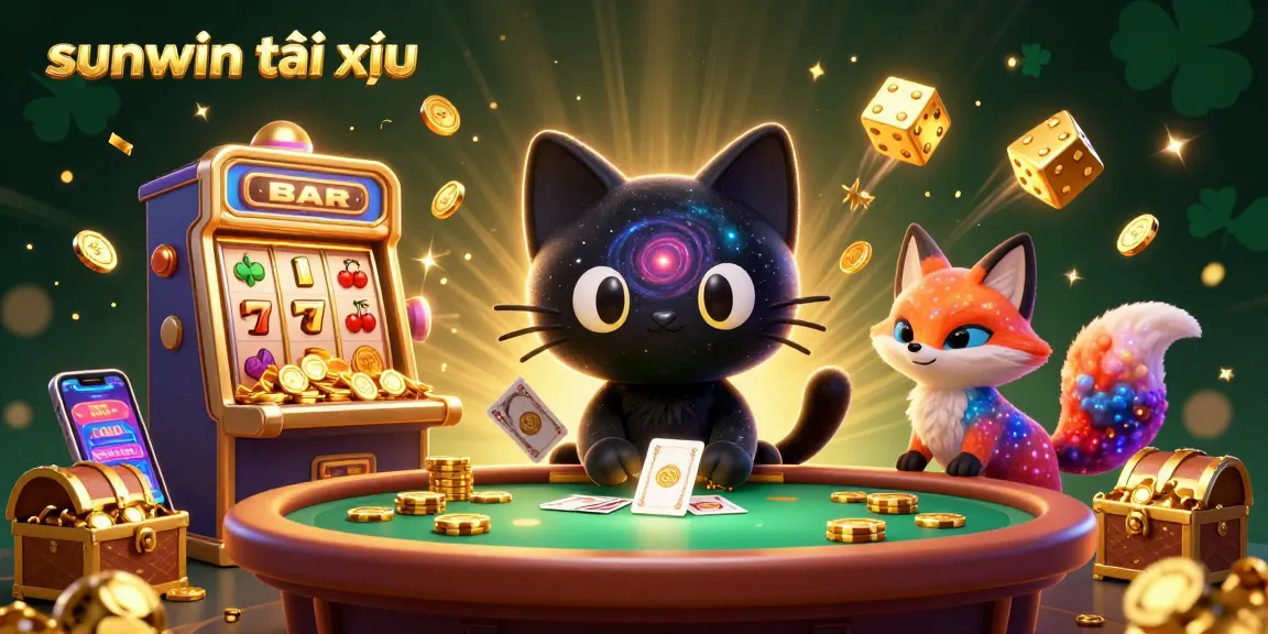 Experience the excitement of sunwin tài xỉu with a vibrant cosmic casino featuring playful characters and thrilling game elements.